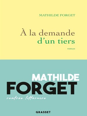 cover image of À la demande d'un tiers